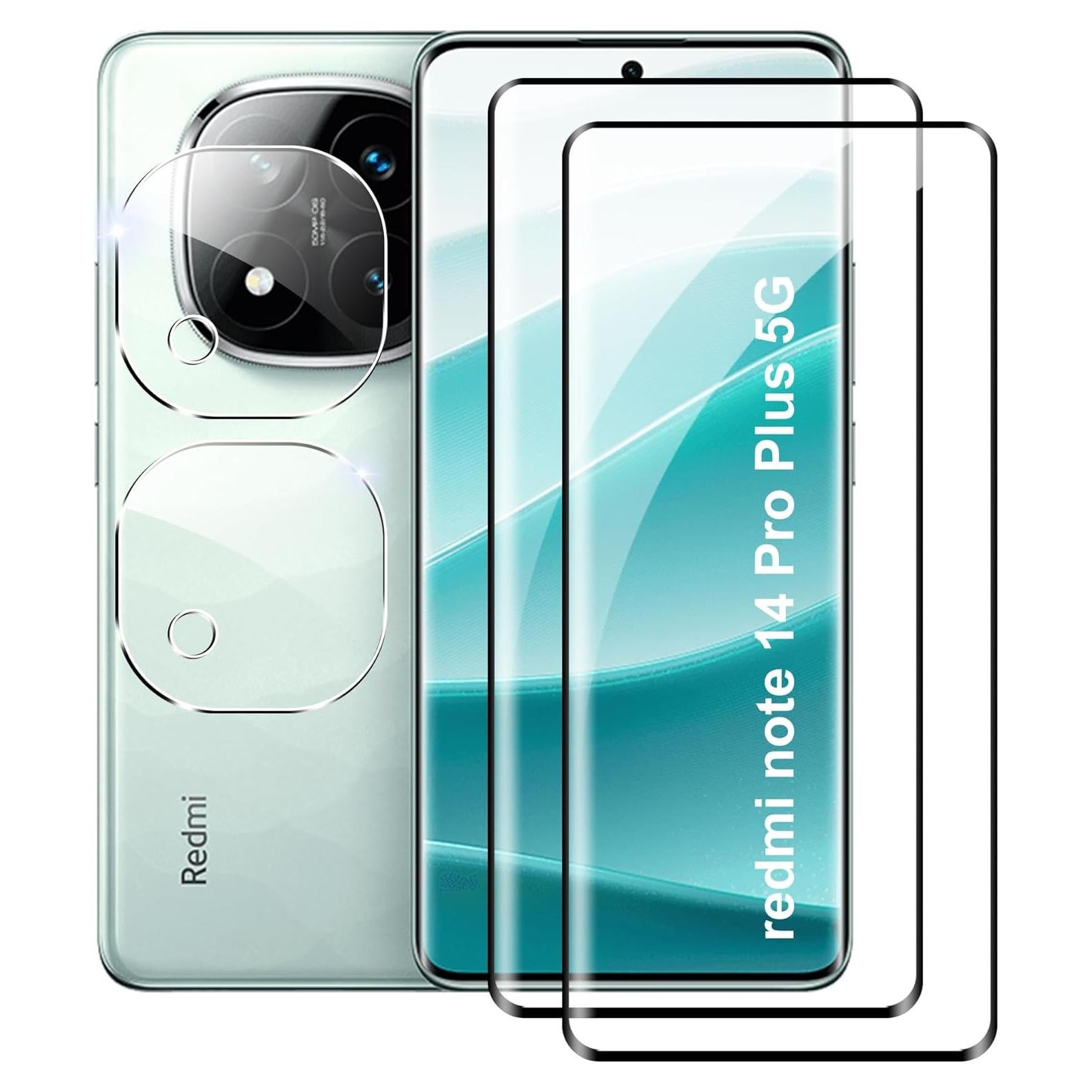 Protector de Pantalla y Lente Xiaomi Redmi Note 14 Pro+ 5G 6.67"