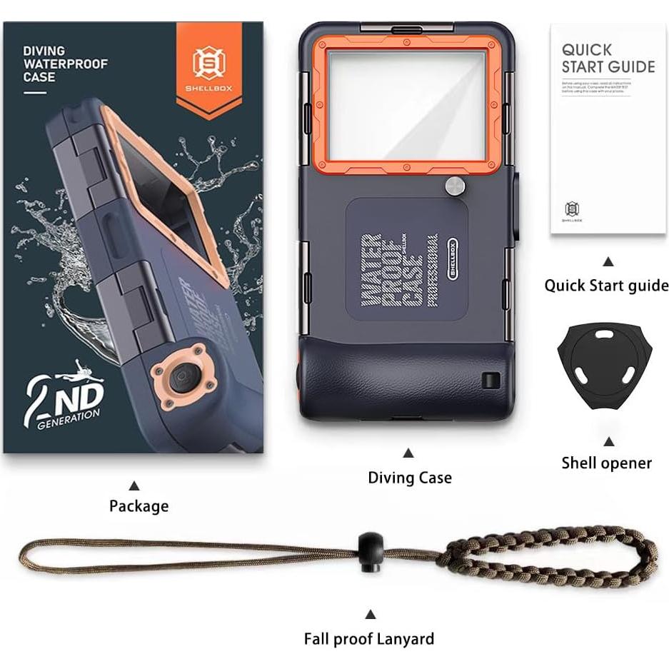 Funda impermeable para buceo GYEFECVD para iPhone y Galaxy