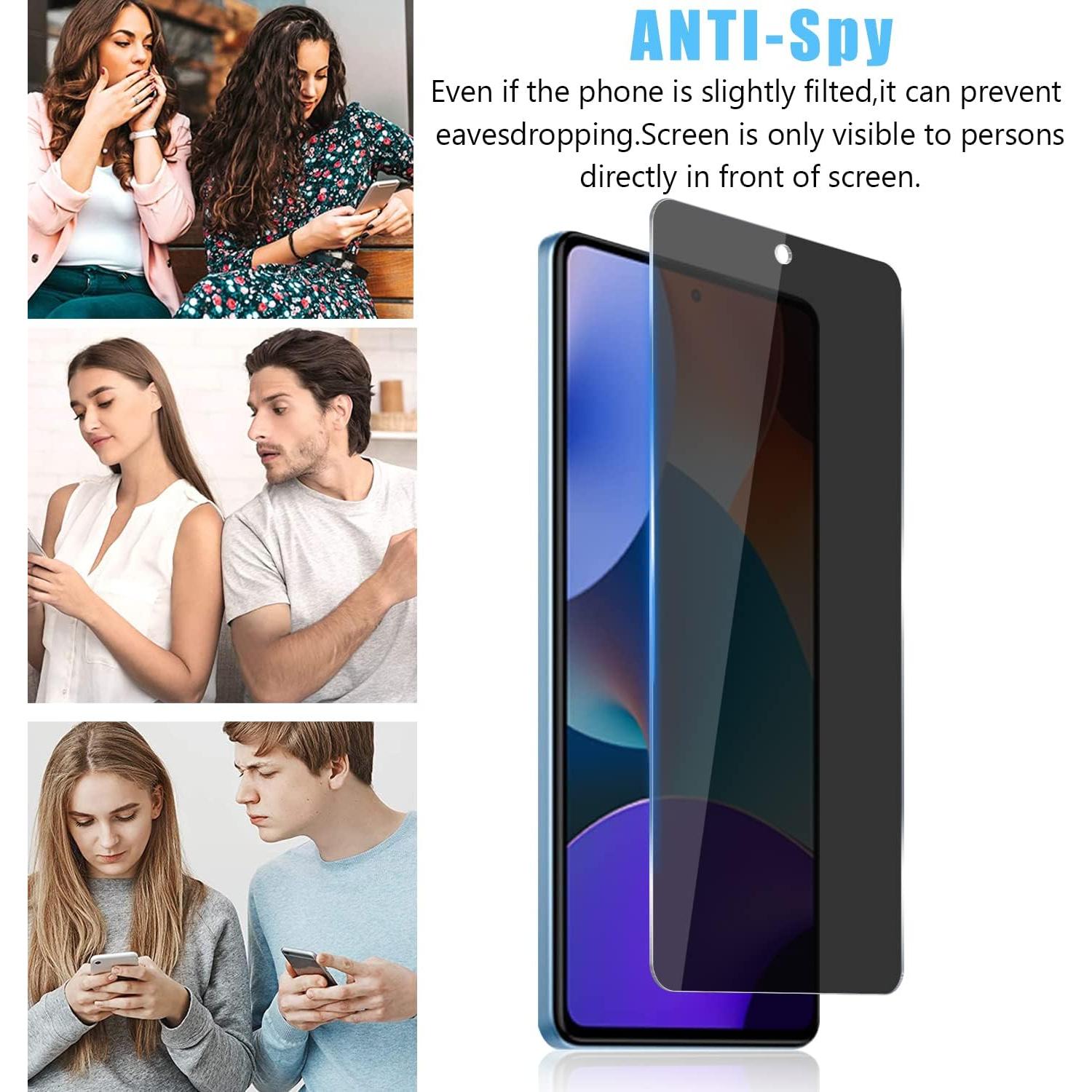 Protector de Pantalla y Lente MOOISVS para Xiaomi Redmi Note 12 Pro