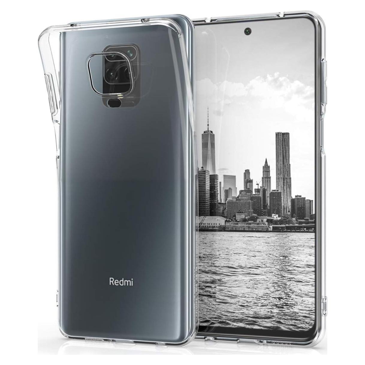 Funda TPU Transparente kwmobile para Xiaomi Redmi Note 9S/9 Pro/9 Pro Max