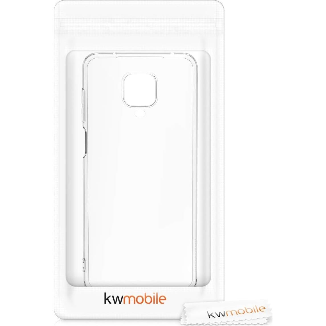 Funda TPU Transparente kwmobile para Xiaomi Redmi Note 9S/9 Pro/9 Pro Max