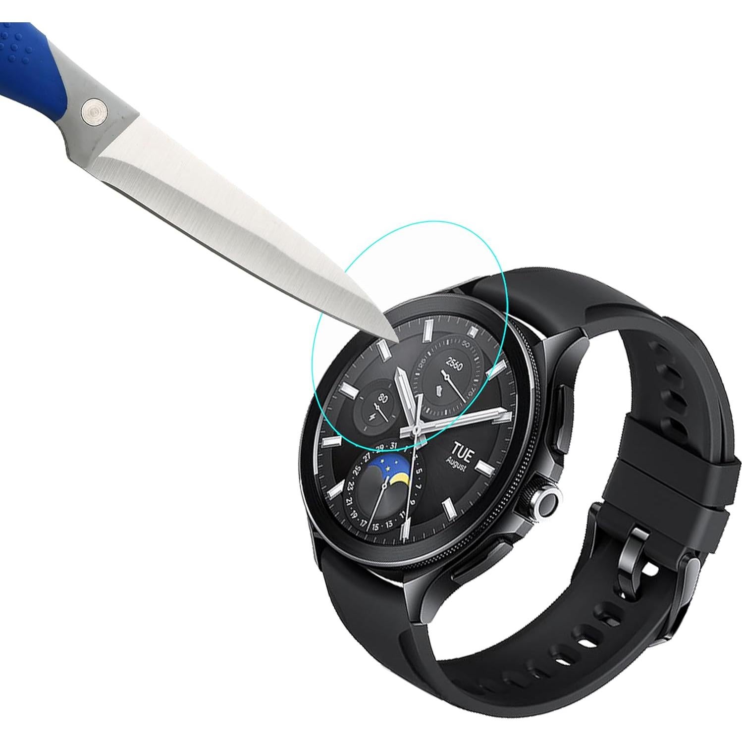 Protector de Pantalla Mr.Shield para Xiaomi Watch 2 Pro - Vidrio Templado 9H - Paquete de 3