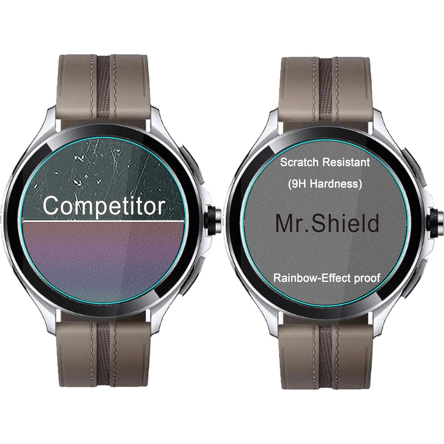 Protector de Pantalla Mr.Shield para Xiaomi Watch 2 Pro - Vidrio Templado 9H - Paquete de 3