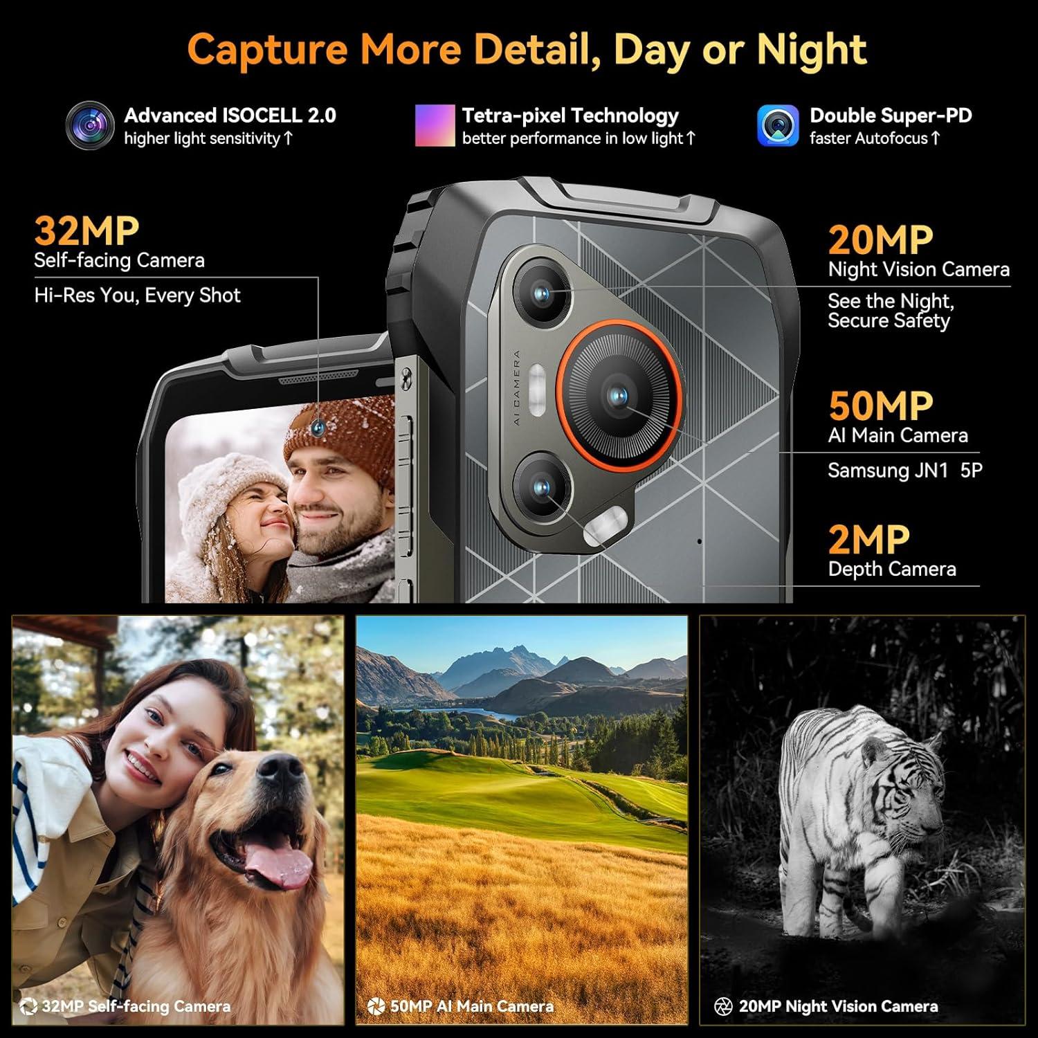 Blackview BL7000 Teléfono Resistente 5G 24GB+256GB Android 15