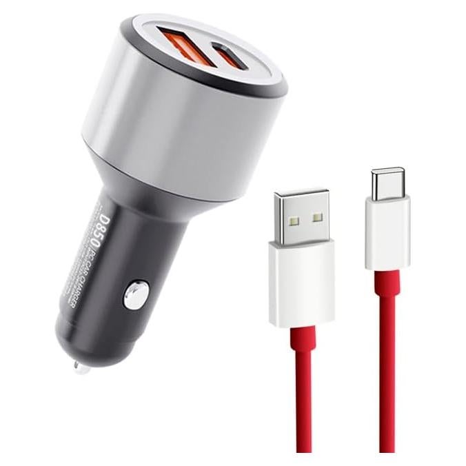 Cargador de Coche KUNNV 80W USB Doble para OnePlus y Samsung