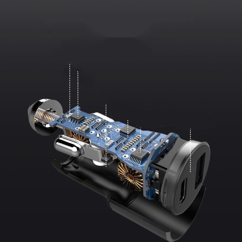 Cargador de Coche KUNNV 80W USB Doble para OnePlus y Samsung