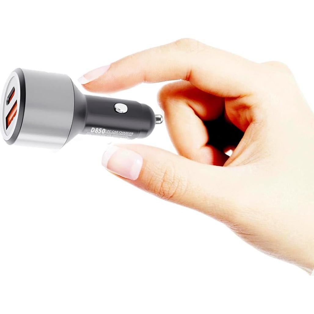 Cargador de Coche KUNNV 80W USB Doble para OnePlus y Samsung