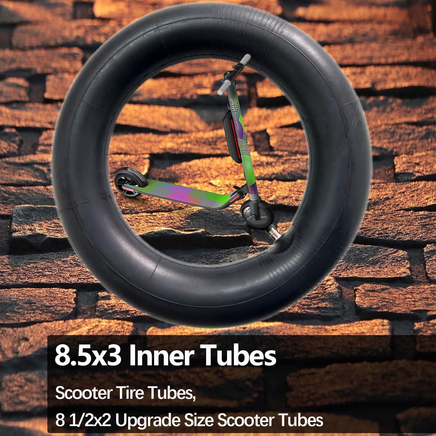 Paquete de 2 Tubos Internos 8.5x3 HXYCNNA para Scooter Eléctrico