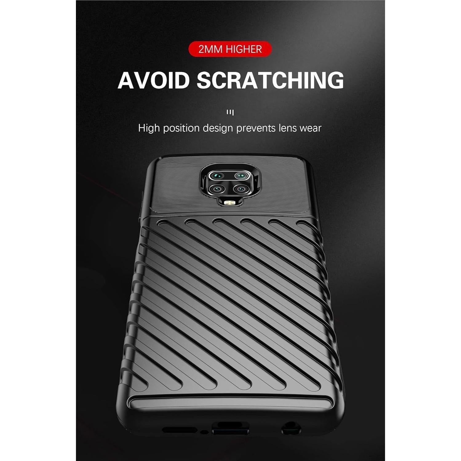 Funda TPU Antigolpes para Xiaomi Redmi Note 9 Pro Max Negra