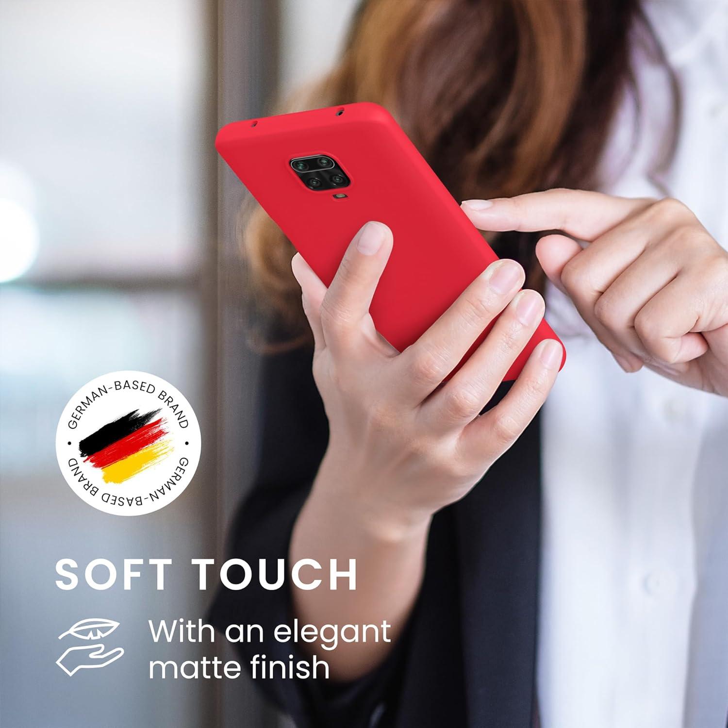 Funda Protectora Slim KW-Mobile para Xiaomi Redmi Note 9S/9 Pro - Rosa Neón