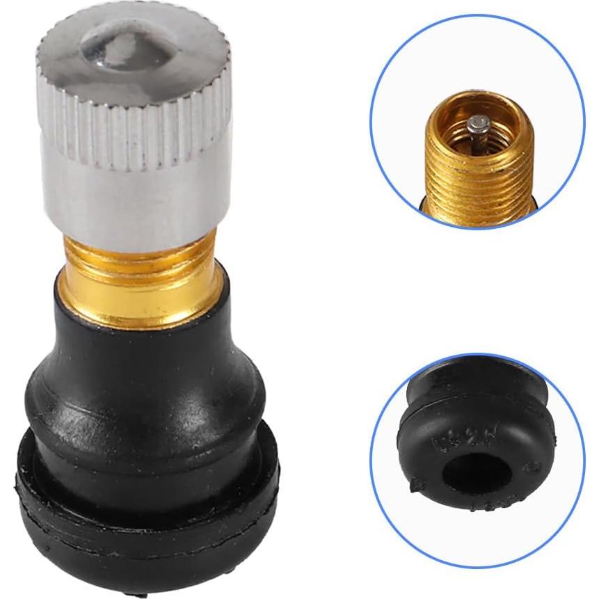 10 Válvulas de Neumáticos Tubeless CMIYETO para Scooter Eléctrico