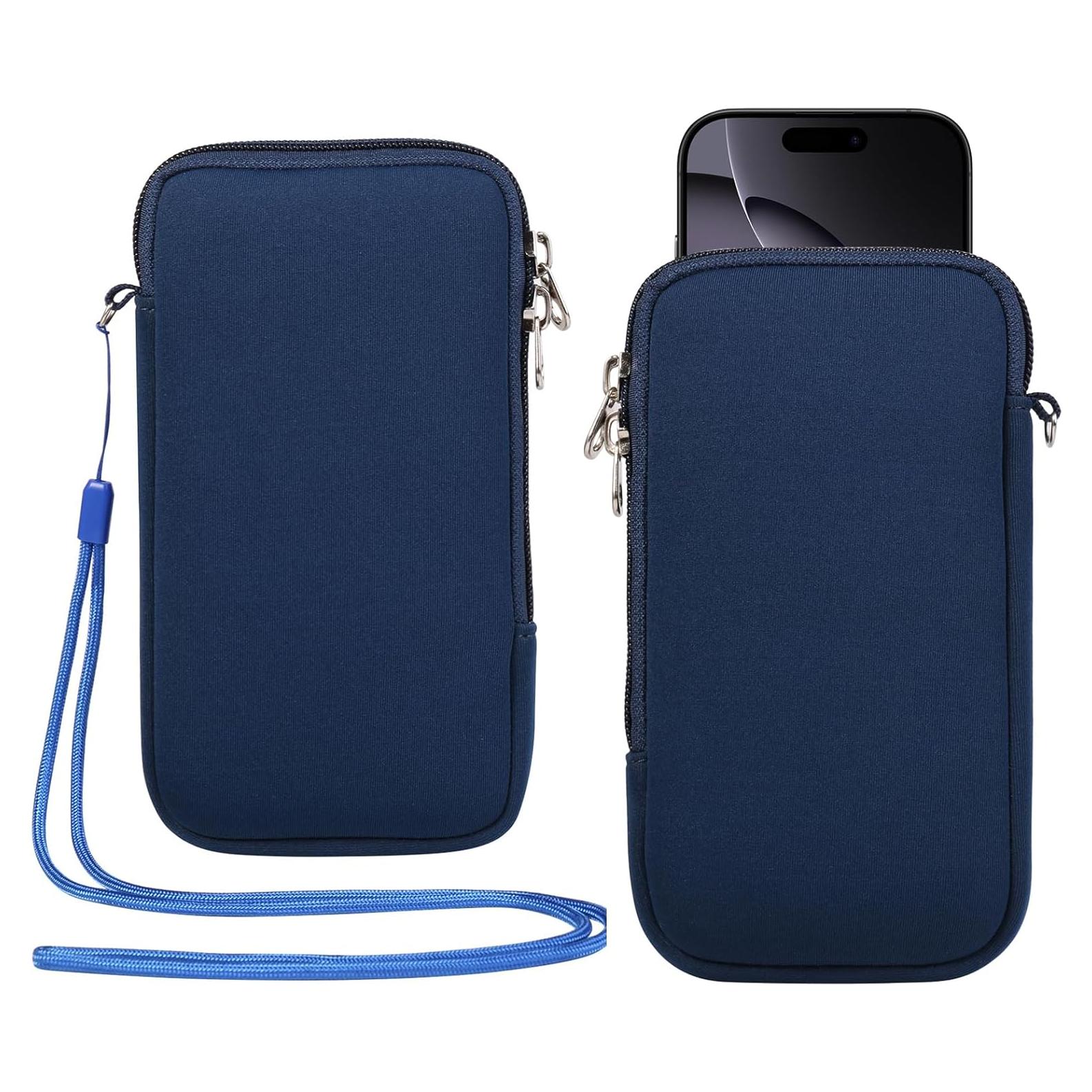 Funda de Neopreno YICHEEY para Teléfono Azul Mediana