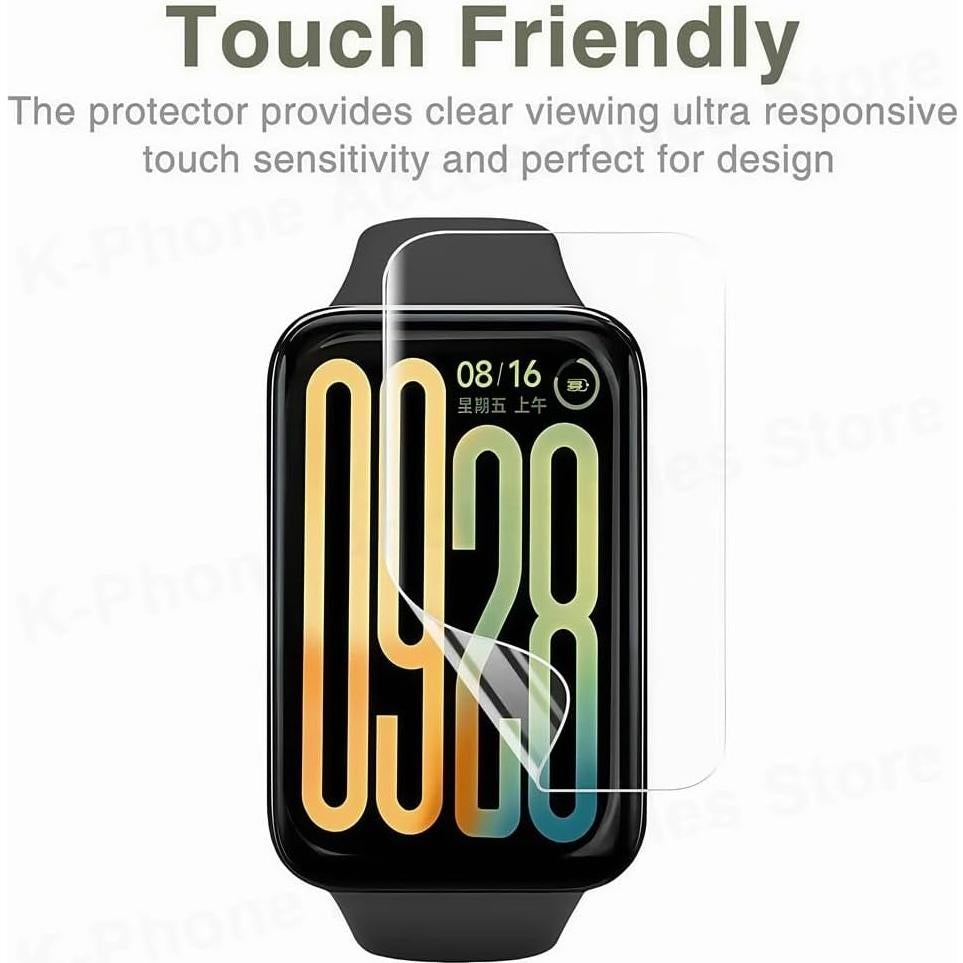 5 Piezas Protector de Pantalla Hidrogel CUFEREDU para Xiaomi Smart Band 9 Pro 1.74"