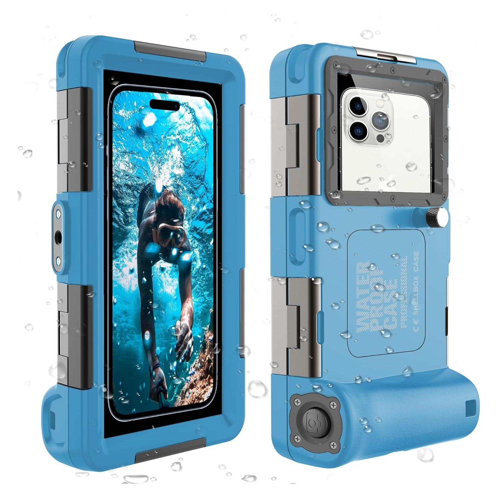 Funda de Buceo ShellBox 2da Gen IP68 para Teléfonos 4.7-6.9"