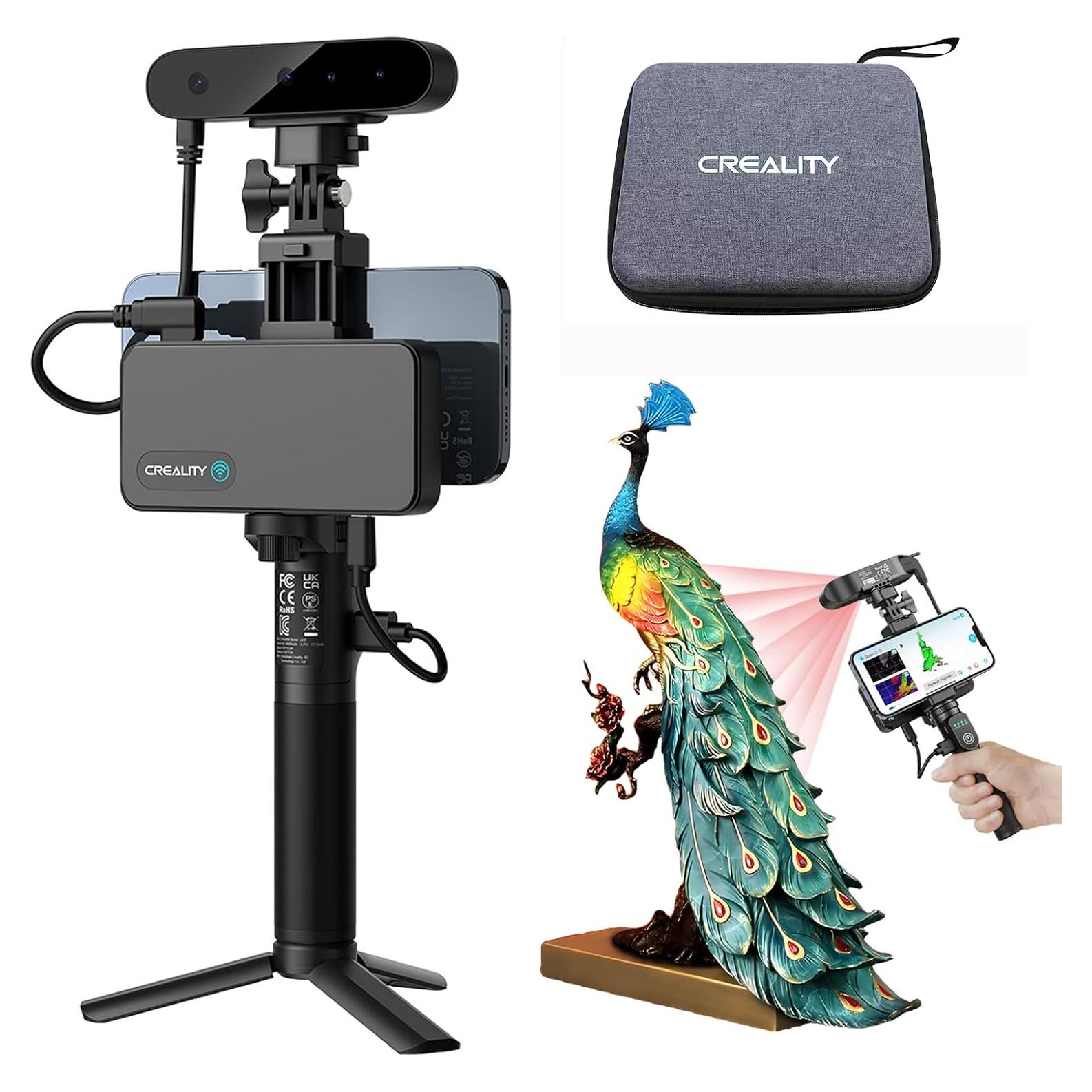 Escáner 3D Creality Ferret Pro, precisión 0.1mm, 30FPS