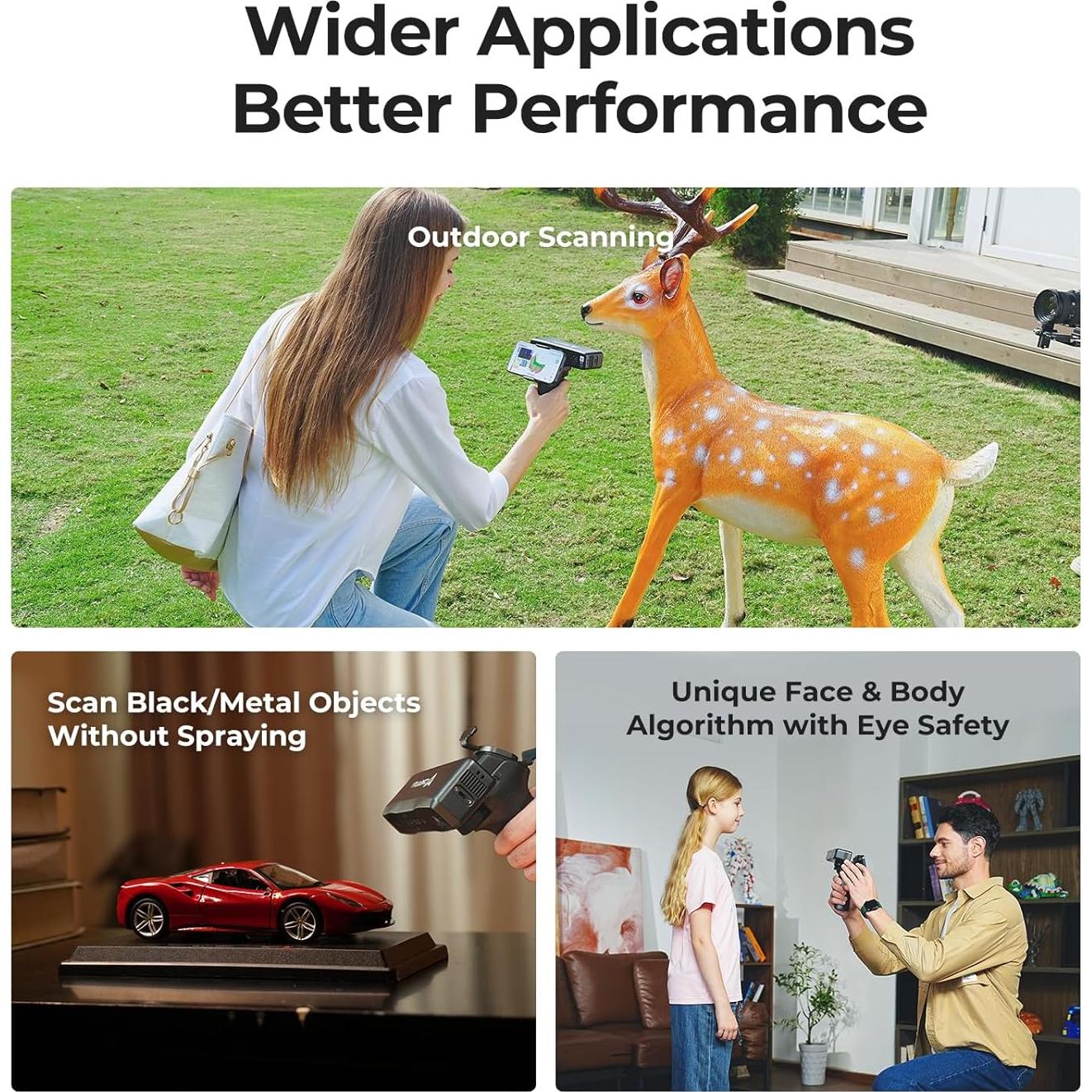 Escáner 3D Creality Otter Lite, Inalámbrico, 0.05mm Precisión