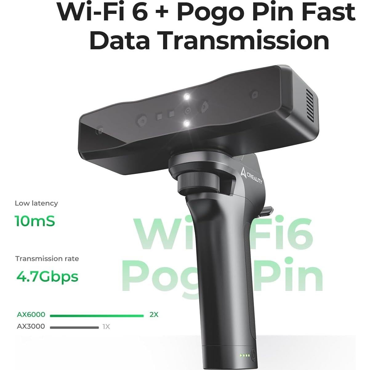 Escáner 3D Creality Otter Lite, Inalámbrico, 0.05mm Precisión