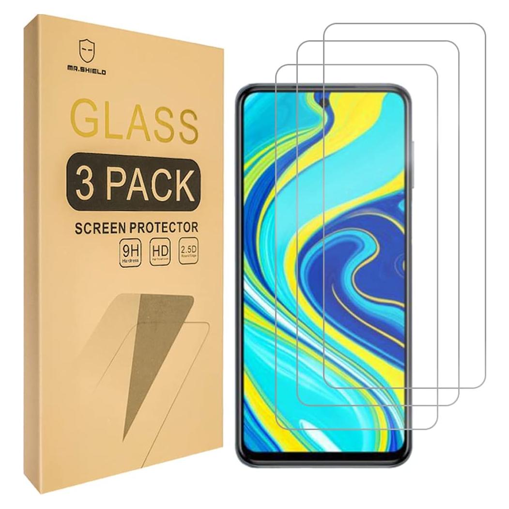 Protector de Pantalla Vidrio Templado Mr.Shield para Xiaomi Redmi Note 9 Pro Max/10 Lite