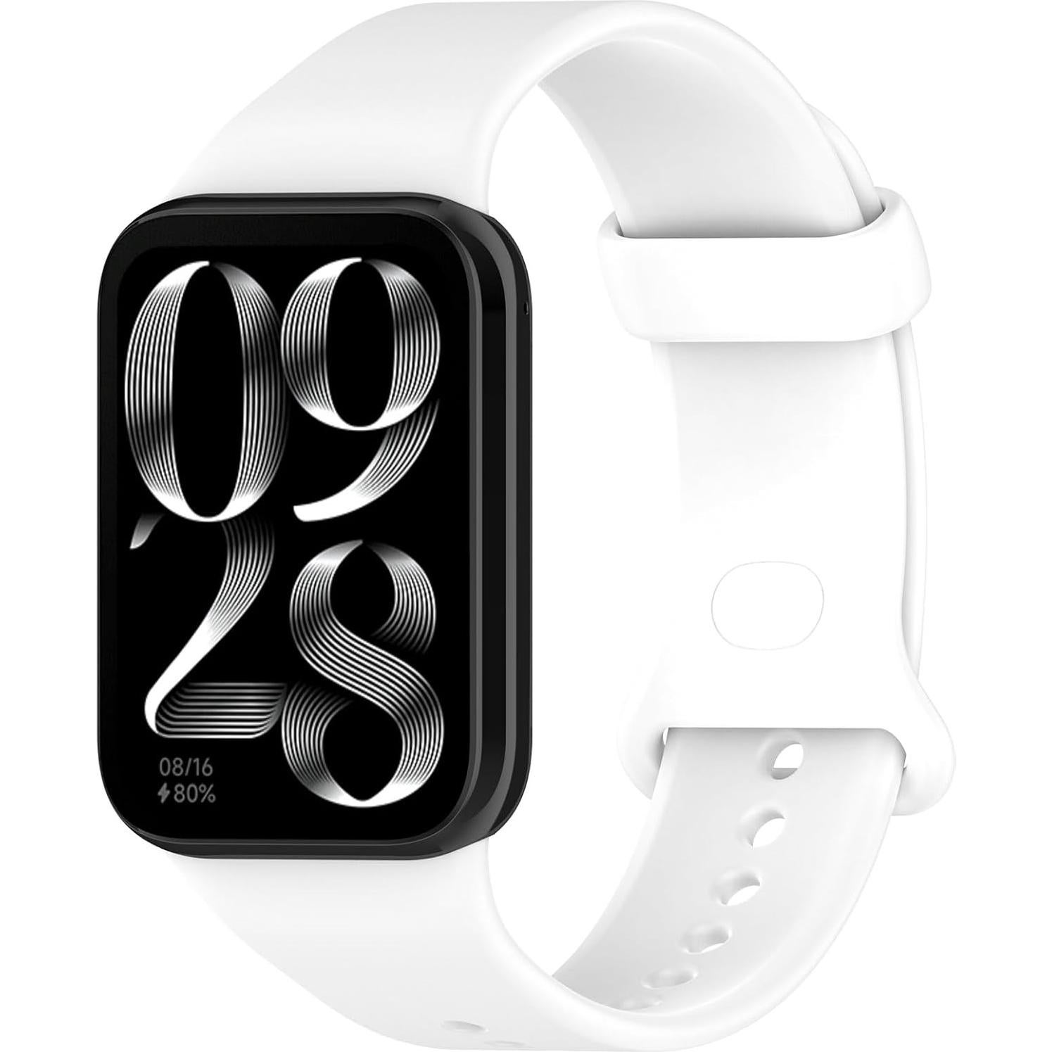 FitTurn 4-Pack Correas de Silicona para Xiaomi Band 9 Pro/8 Pro