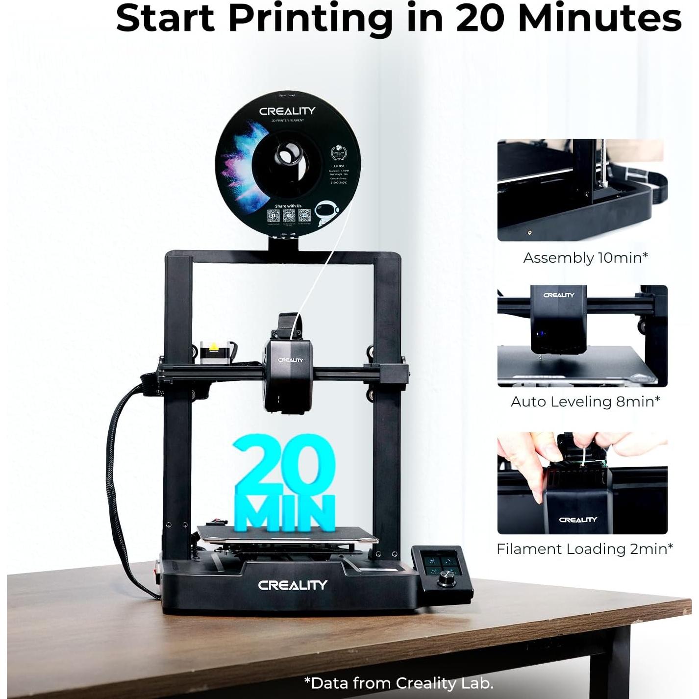 Impresora 3D Creality Ender 3 V3 SE + 4 Filamentos PLA 1.75mm