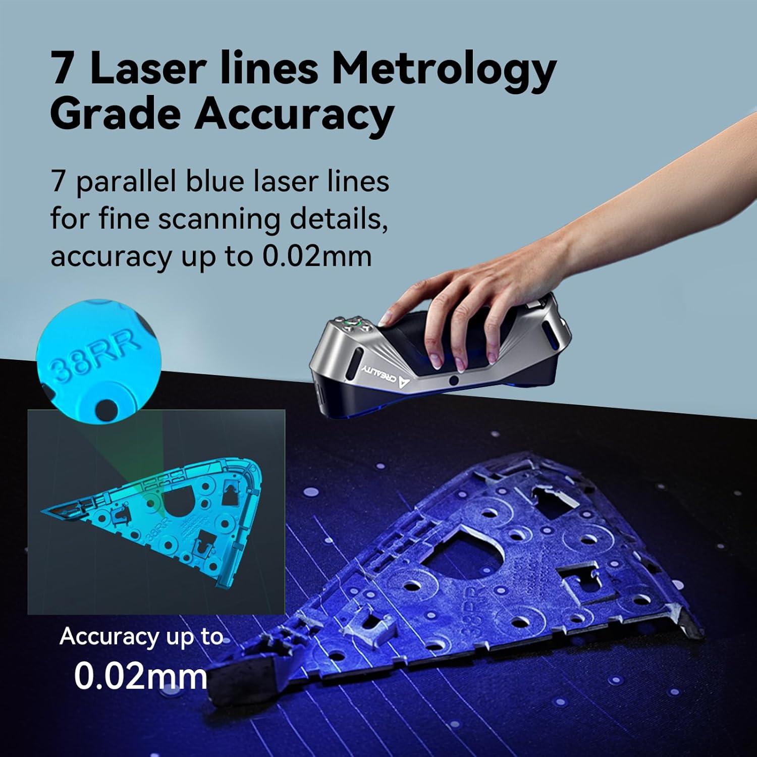 Escáner 3D Creality CR-Scan Raptor con Puente de Escaneo
