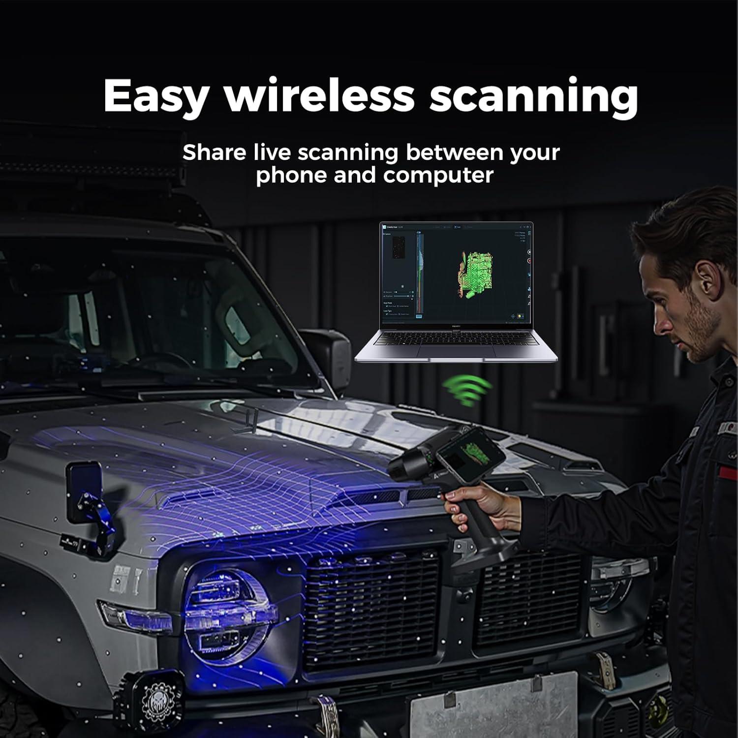 Escáner 3D Creality CR-Scan Raptor con Puente de Escaneo