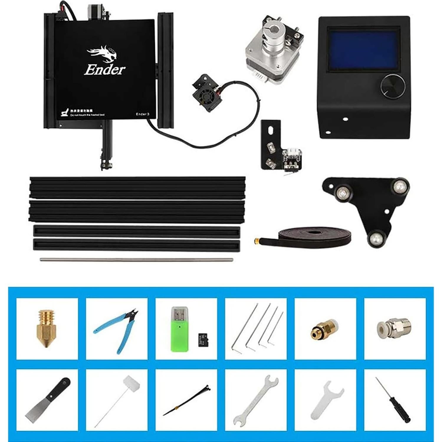 Impresora 3D Creality Ender-3 con reanudación de impresión
