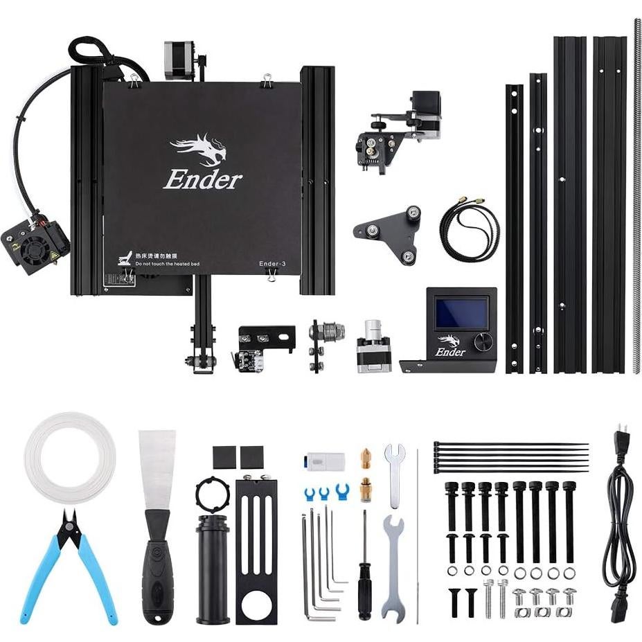 Impresora 3D Creality Ender-3 con reanudación de impresión