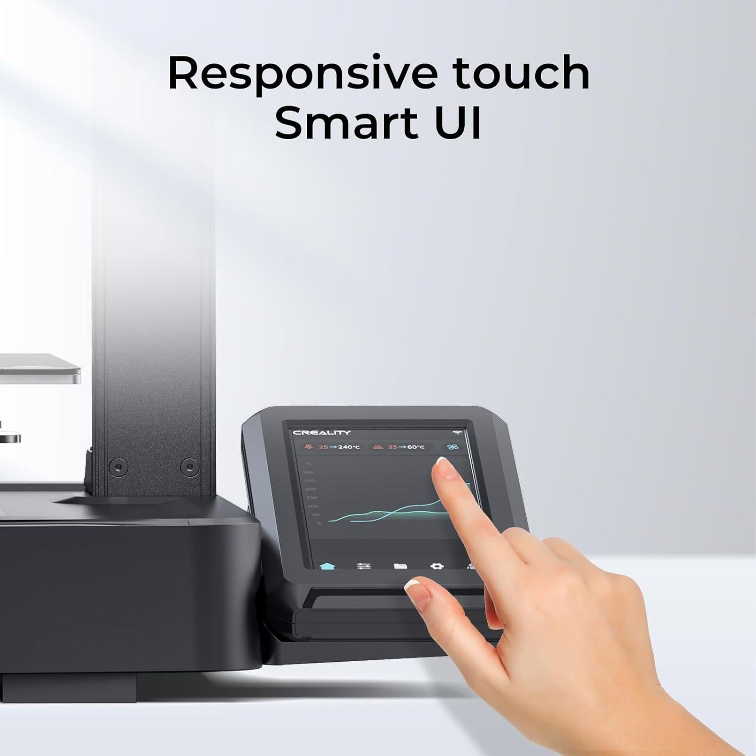 Impresora 3D Creality Ender 3 V3 KE, 250x220x220mm, 300°C