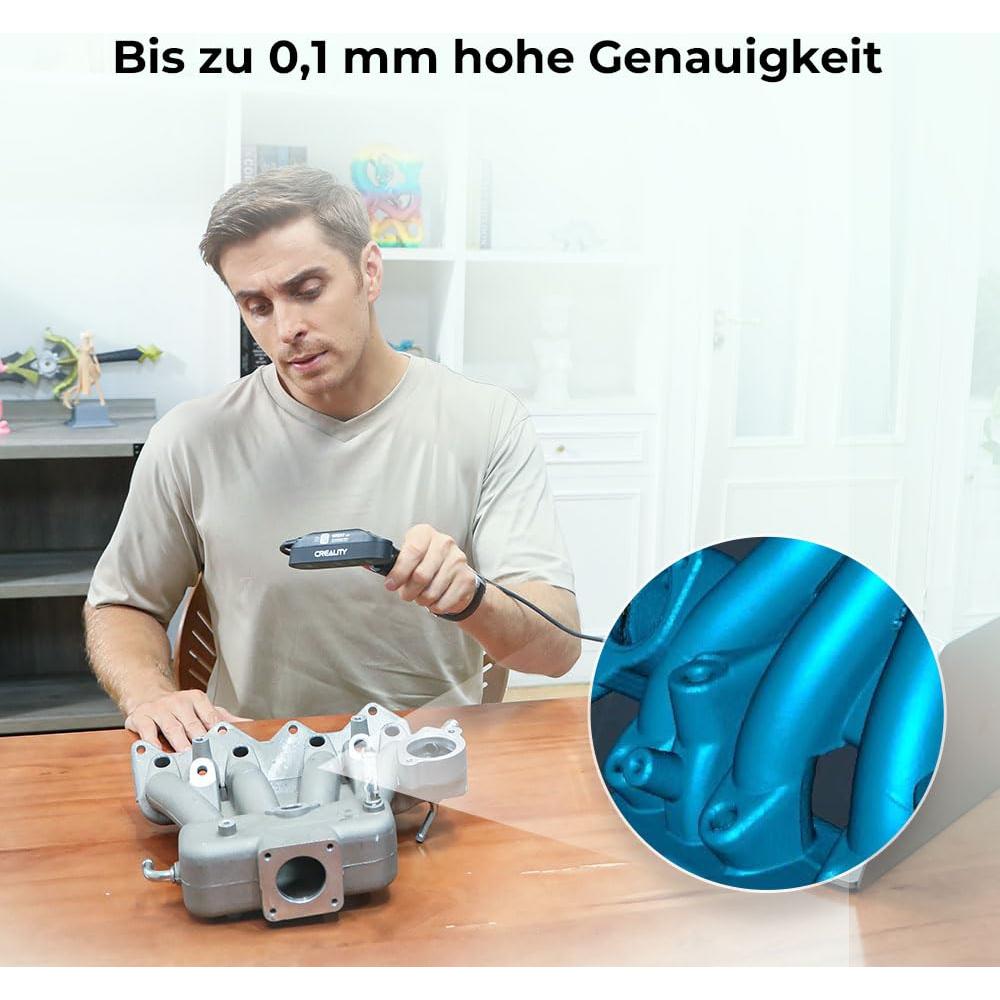 Escáner 3D Creality CR-Ferret SE, Alta Precisión 0.1mm, Color 24-bit