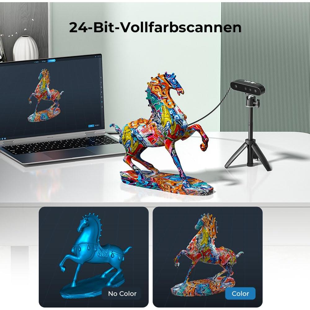 Escáner 3D Creality CR-Ferret SE, Alta Precisión 0.1mm, Color 24-bit