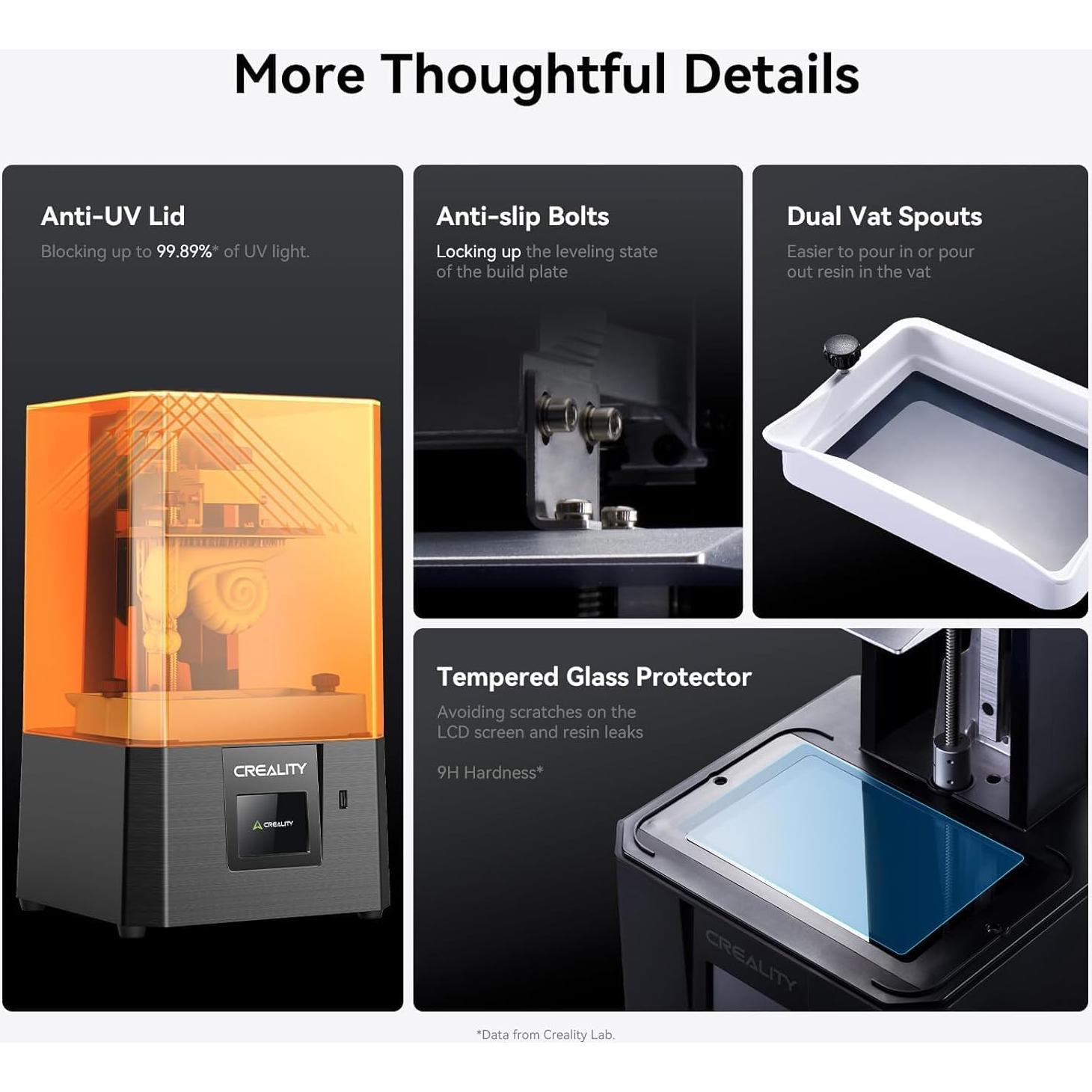 Impresora 3D de Resina Creality HALOT R6 para Principiantes