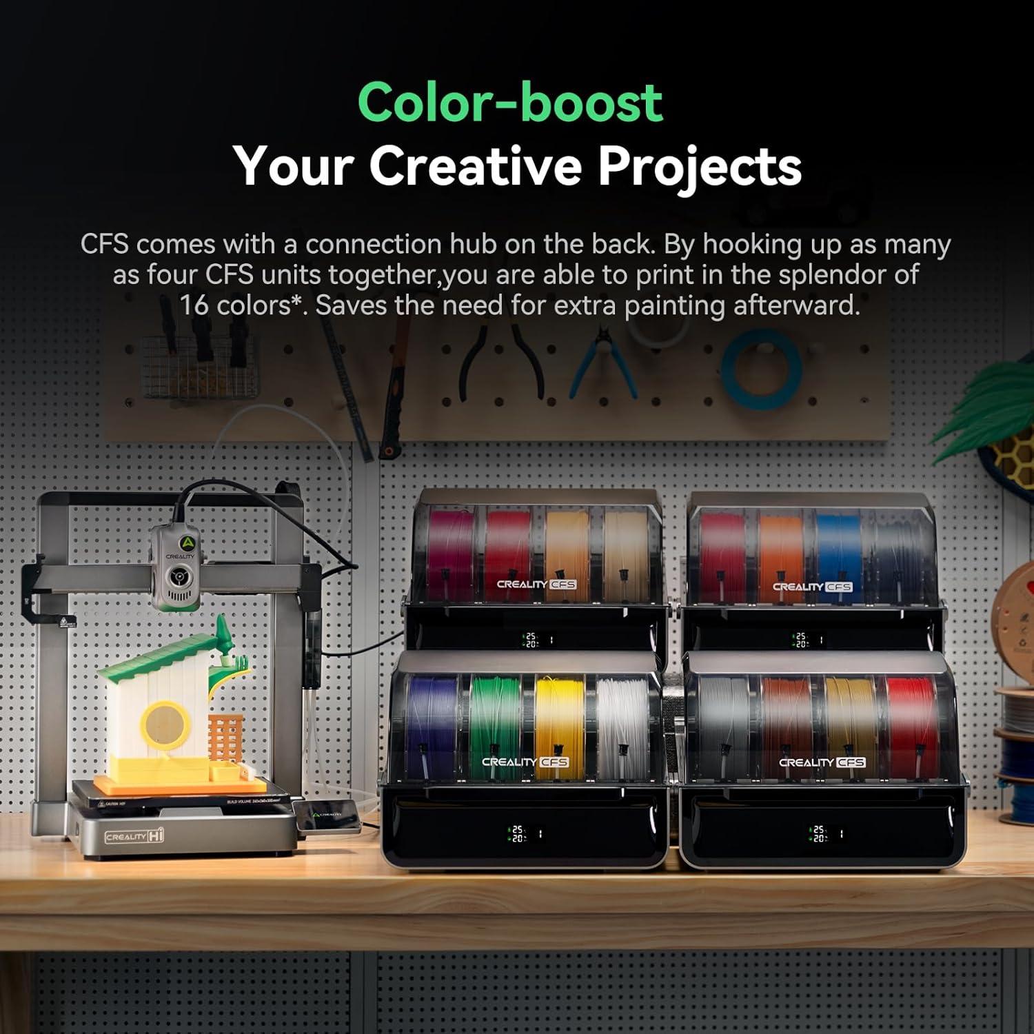 Impresora 3D Creality Hi Combo Multicolor 500mm/s Alta Velocidad