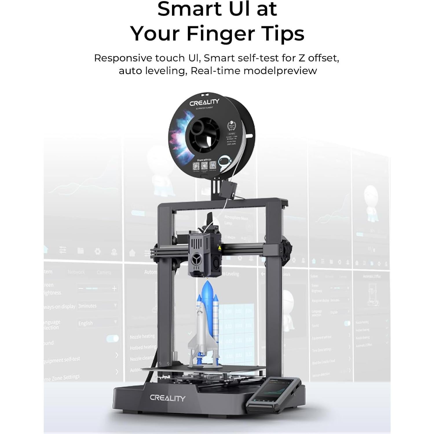 Impresora 3D Creality Ender-3 V3 KE, 220x220x250 mm, 500 mm/s