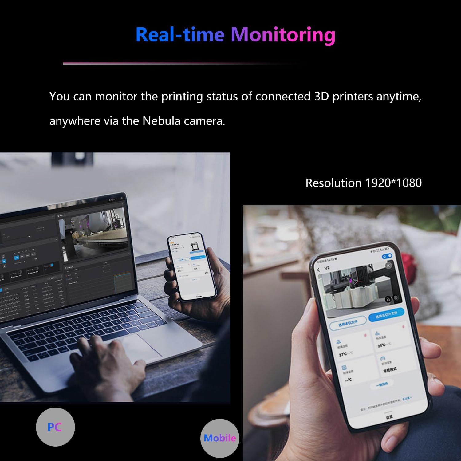 Cámara Nebula Creality para Impresoras 3D - Monitoreo y Time-Lapse