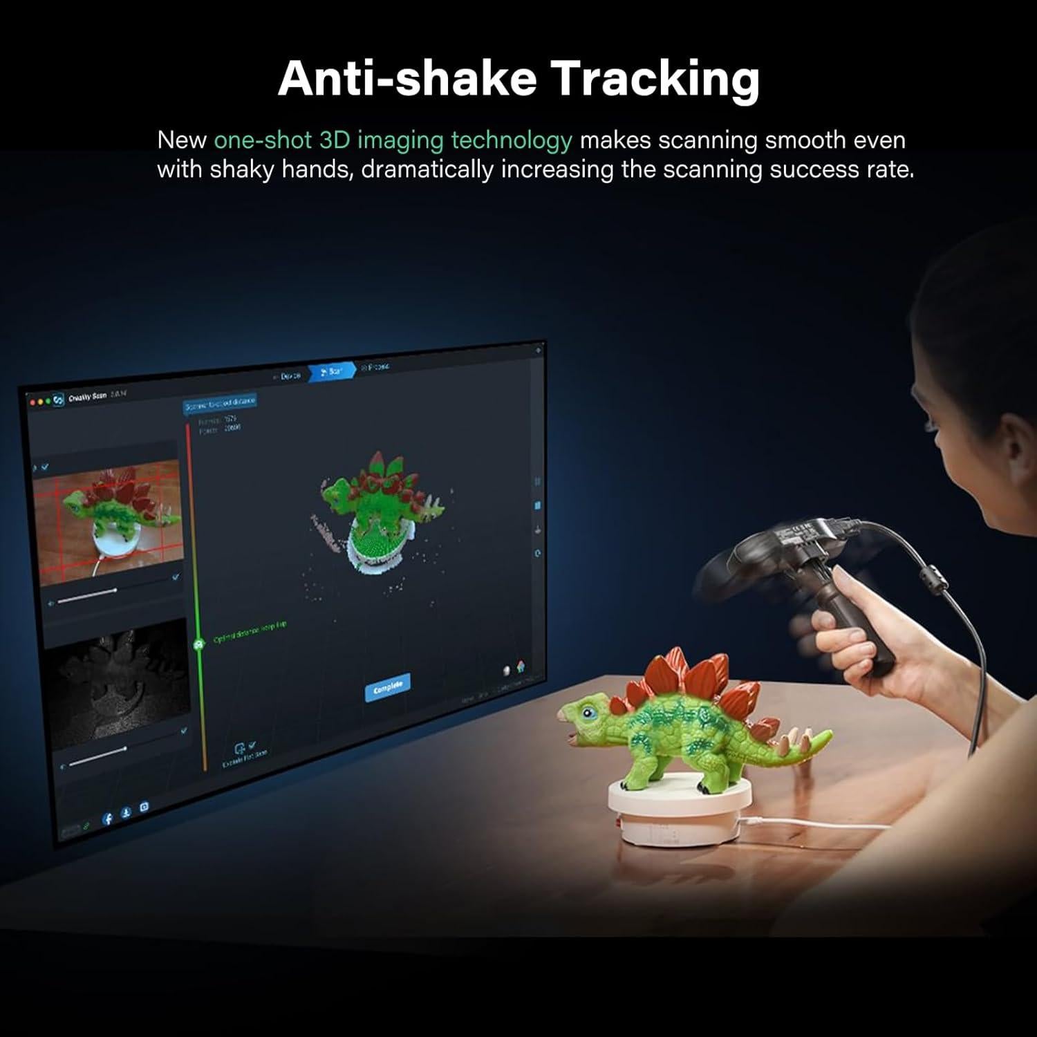 Escáner 3D Creality CR-Scan Ferret Pro 0.1mm Precisión