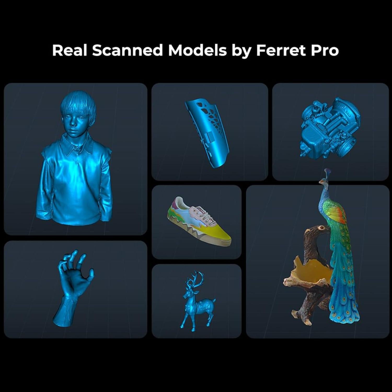Escáner 3D Creality CR-Scan Ferret Pro 0.1mm Precisión