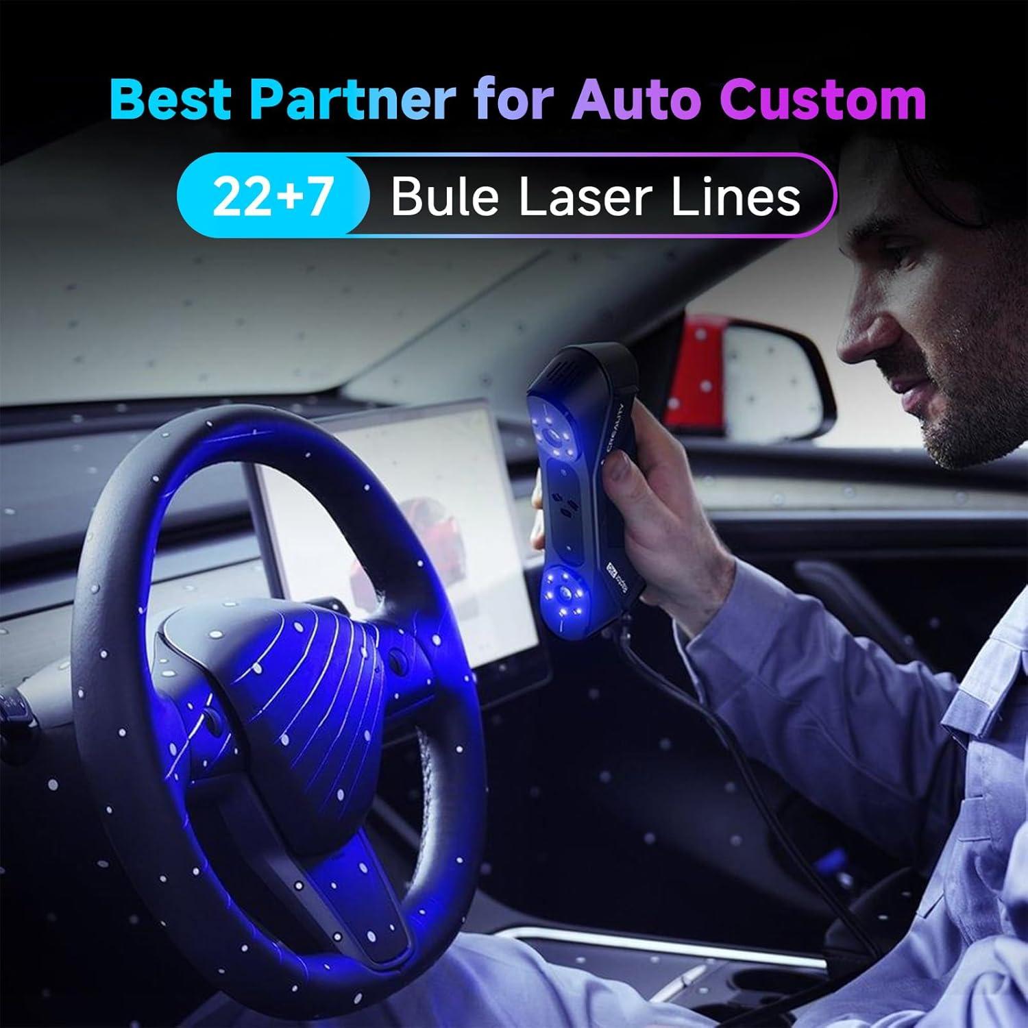 Escáner 3D Creality CR-Scan Raptor Pro 0.02mm 60FPS