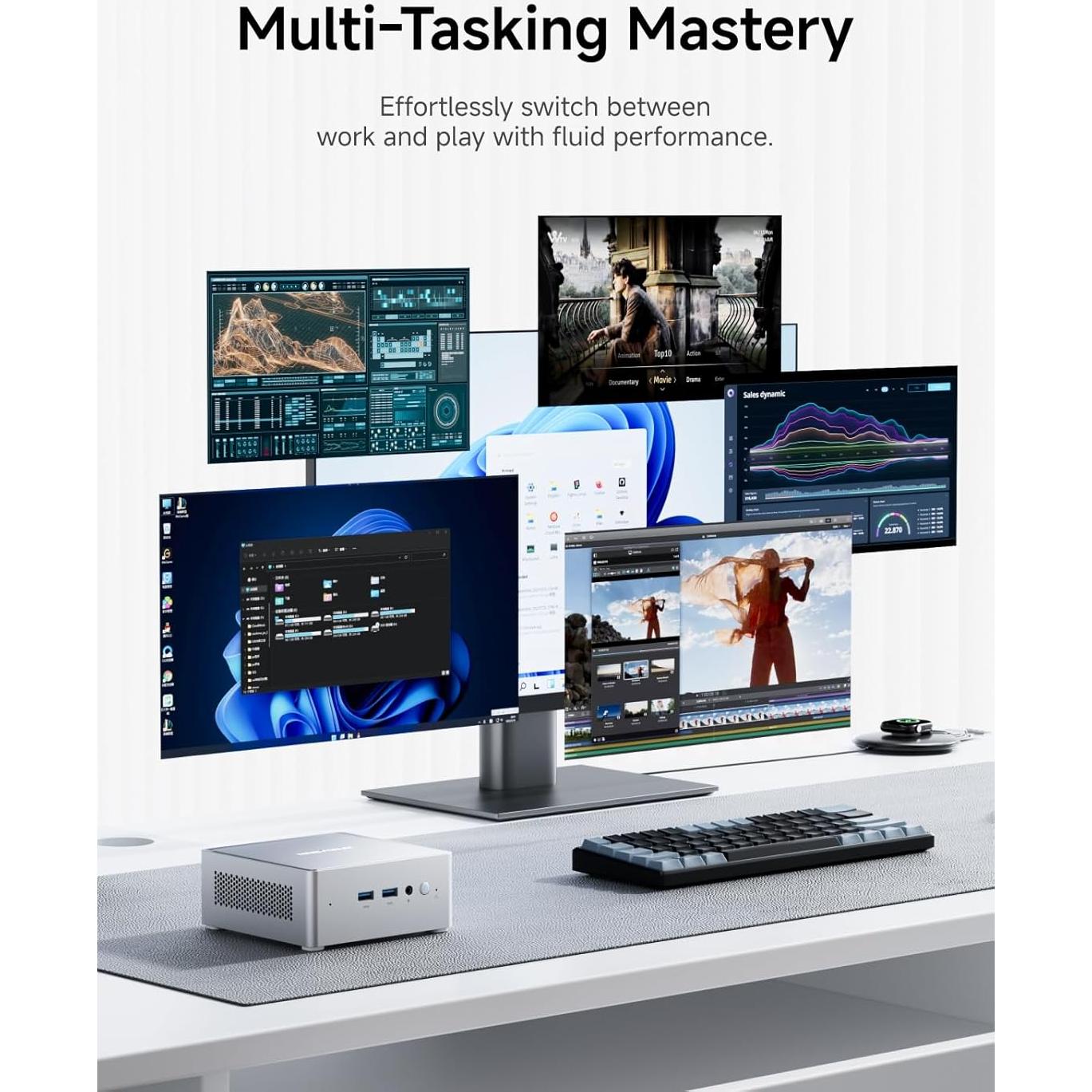 MINISFORUM NAB9 Plus Mini PC Intel Core i9 32GB RAM 1TB SSD