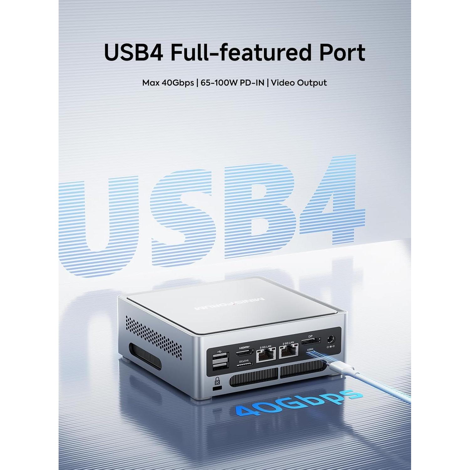 MINISFORUM NAB9 Plus Mini PC Intel Core i9 32GB RAM 1TB SSD