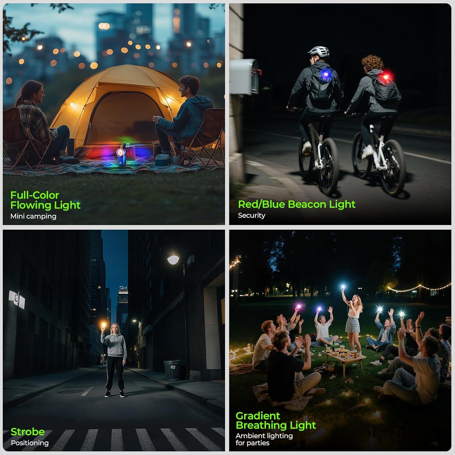 Linterna Recargable Wurkkos HD03 680 Lúmenes IPX6 Azul