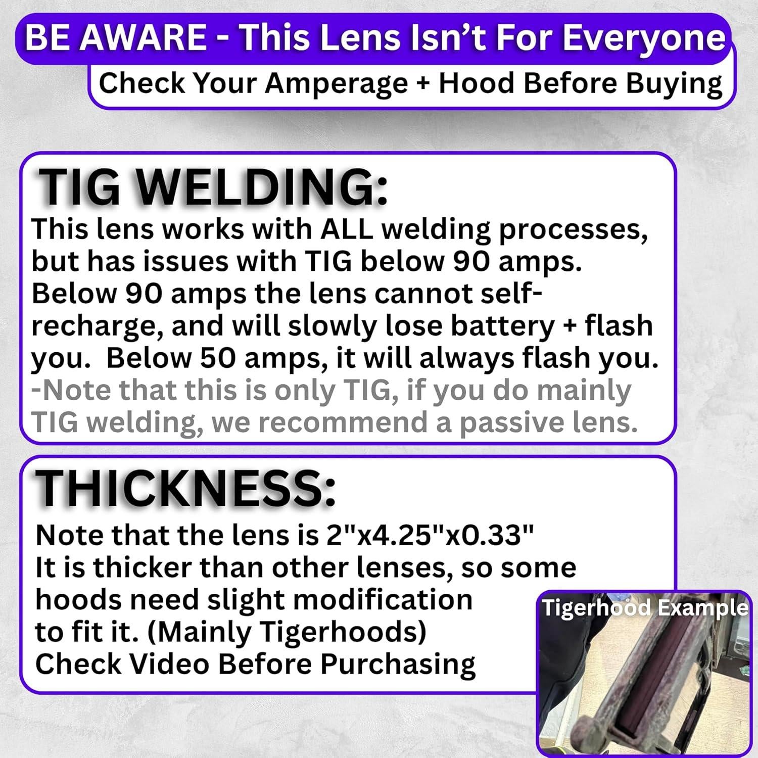 Lente de Soldadura Automática Ridge Products El Rey 1.0 5-13