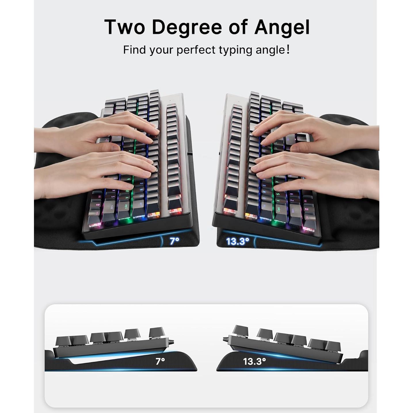 Reposamuñecas ergonómico Laborio con soporte ajustable