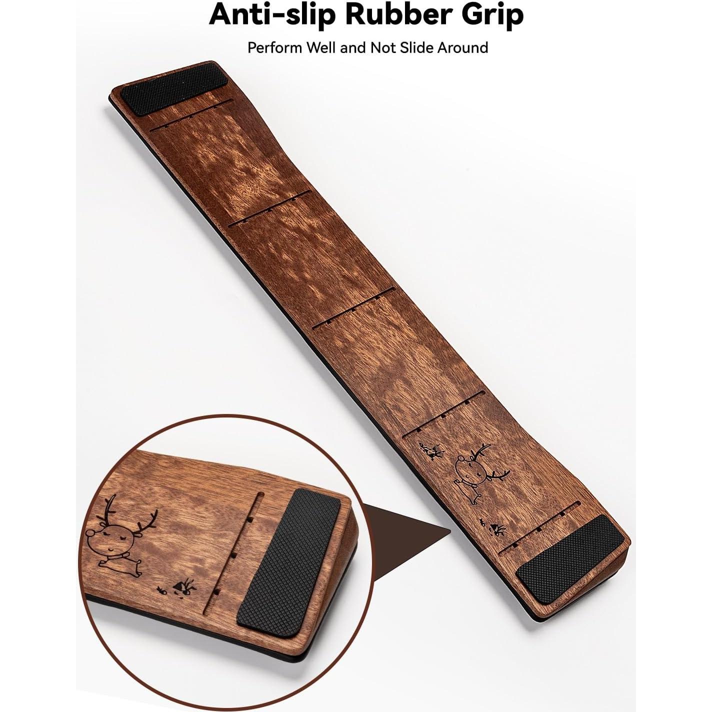 Reposa Muñecas Ergonómico ASFSKY de Madera y Espuma 44x8cm