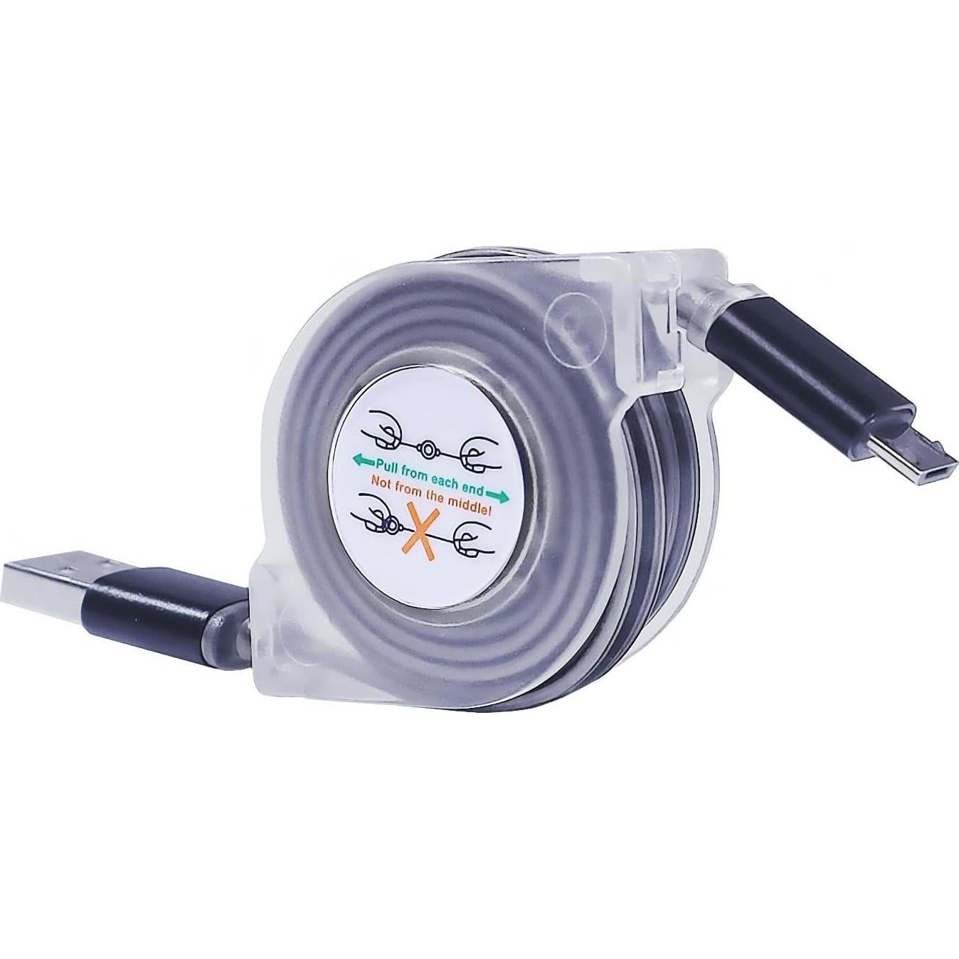 Cable Retráctil BoxWave Compatible con Tribit StormBox 63.5cm