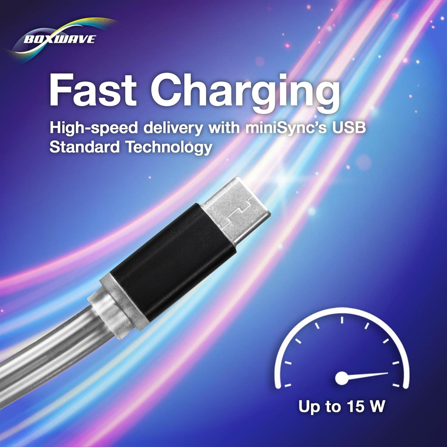 Cable Retráctil BoxWave Compatible con Tribit StormBox 63.5cm