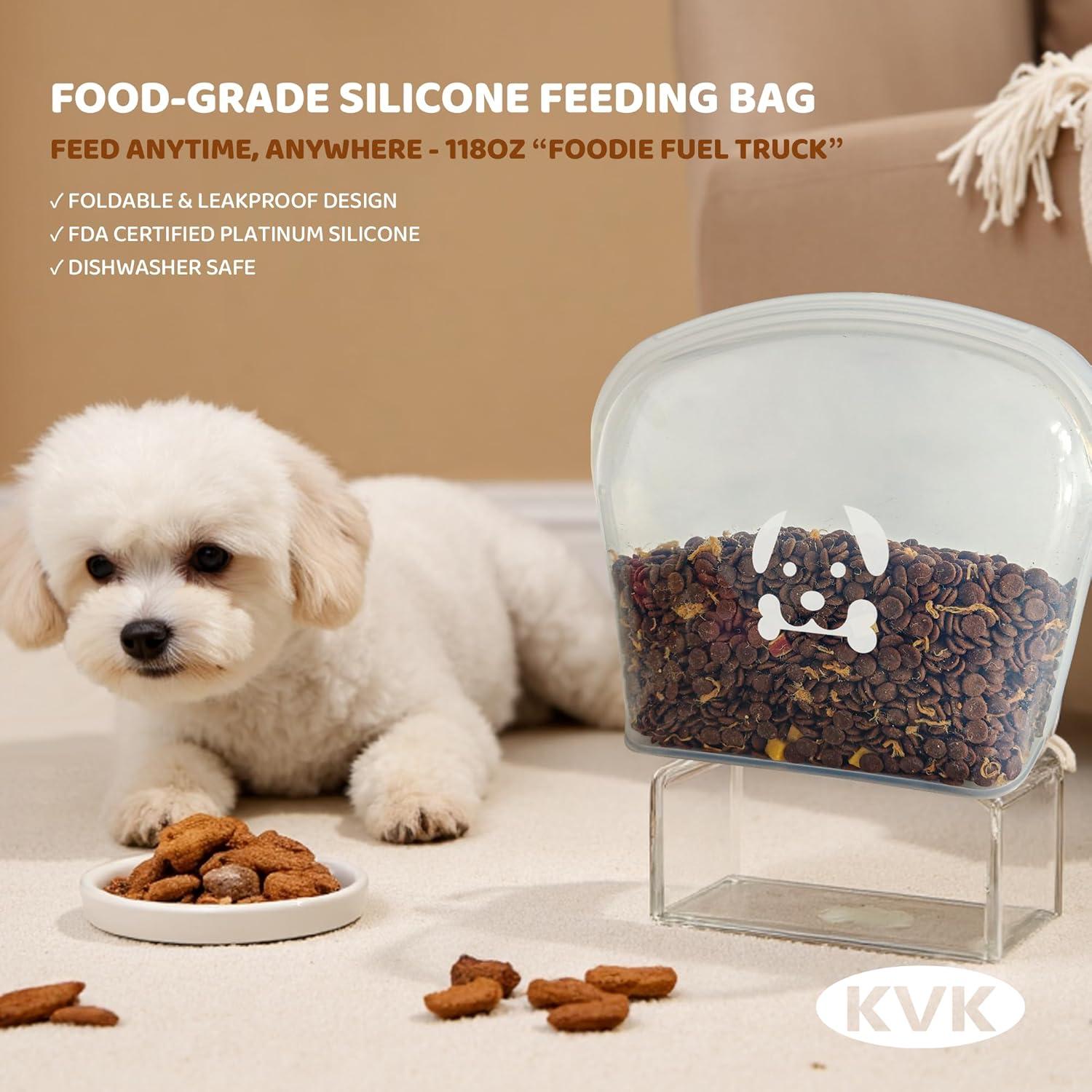 Tapete de Comida para Perros KVK Extra Grande 100x110cm Antideslizante