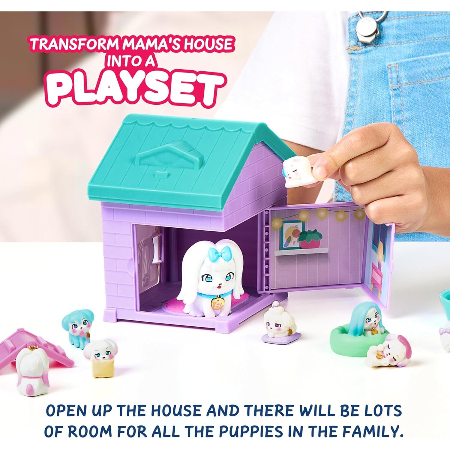 Juego de Casa de Perros Little Live Pets Mama Surprise 7 Cachorros