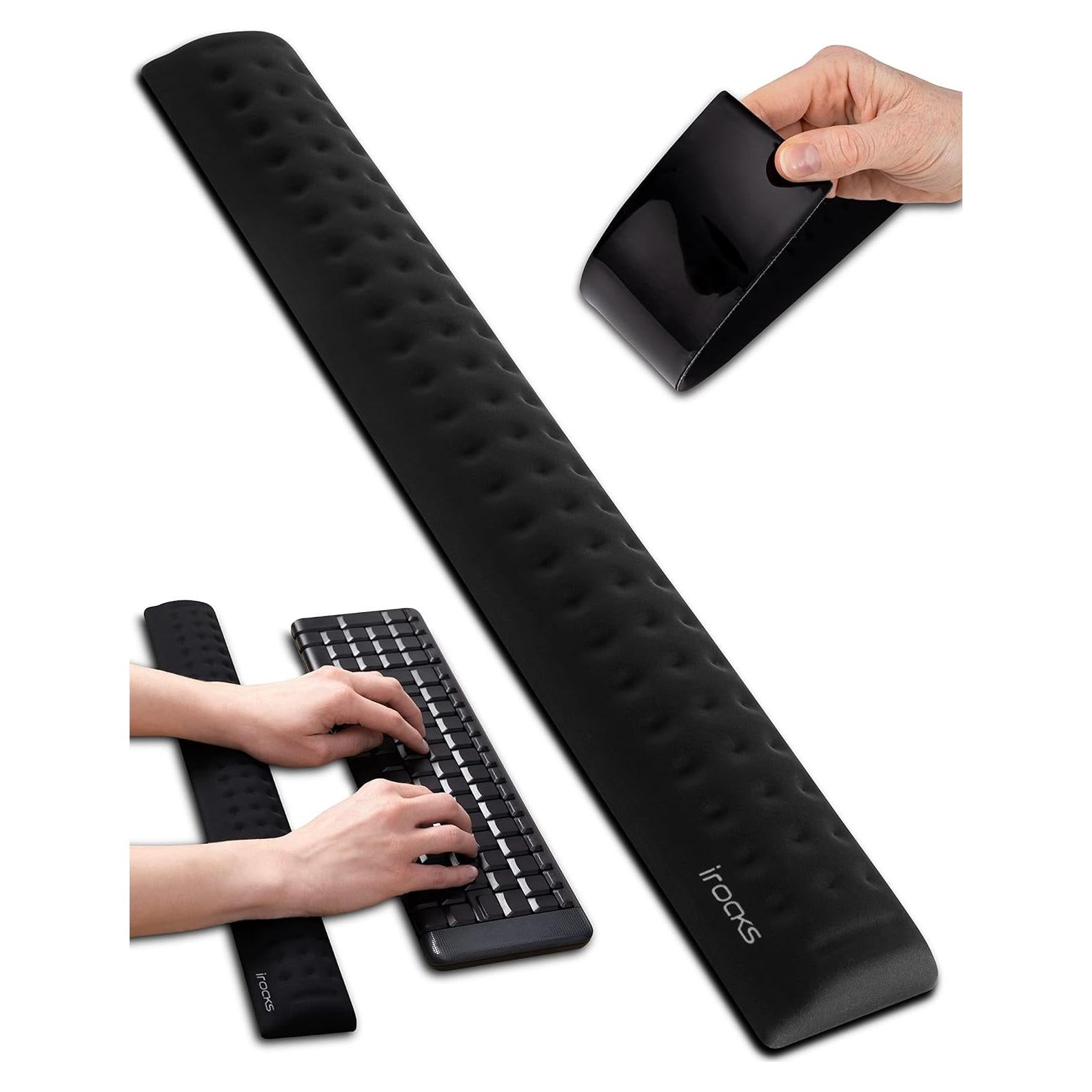 Reposamuñecas Ergonómico i-Rocks IRC41-BK de Espuma Viscoelástica