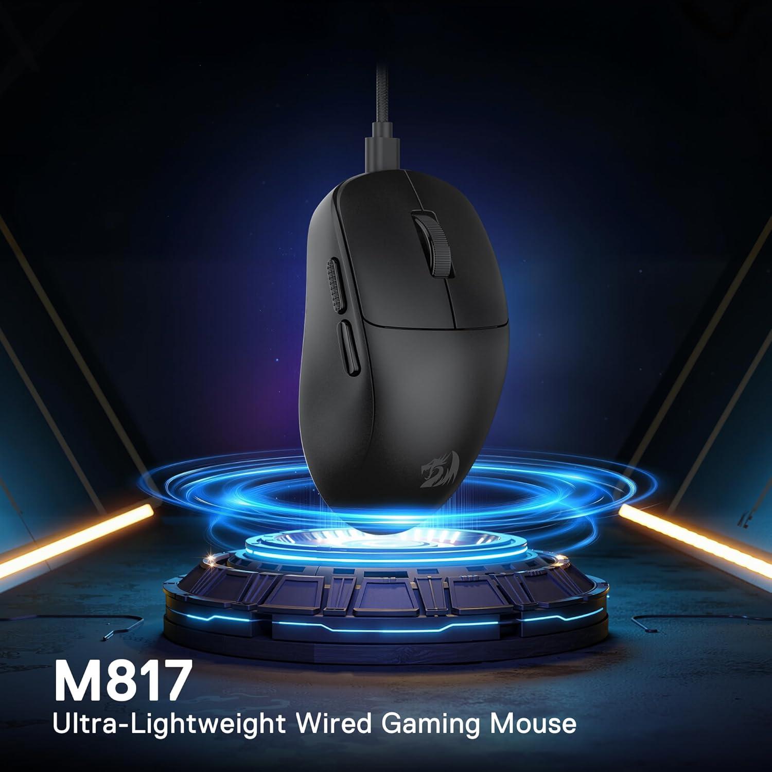 Redragon M817 Ratón Gaming Con Cable 24000 DPI Negro